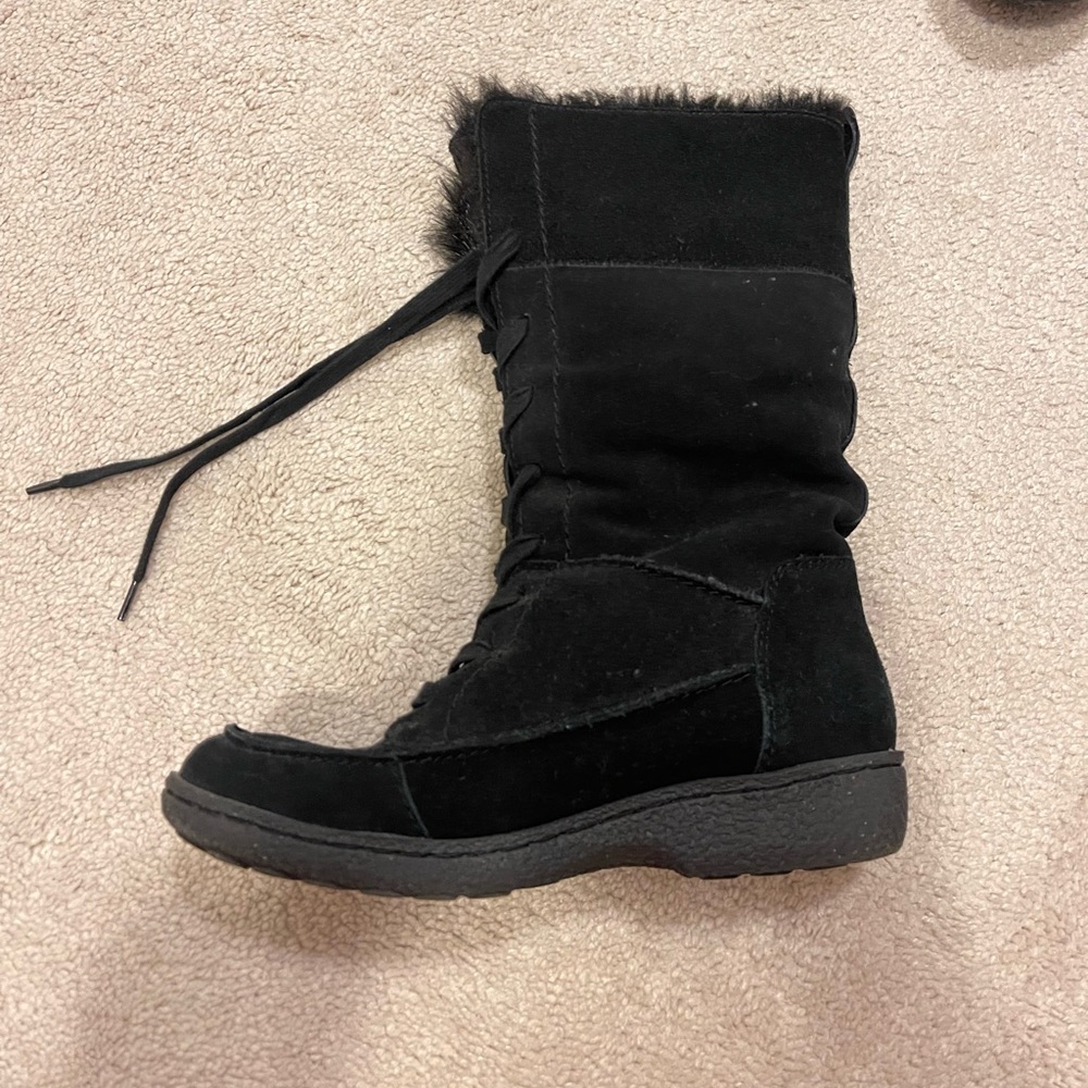 Sam Edelman suede fur lined boots